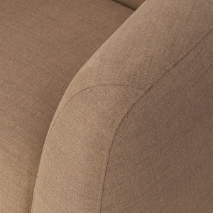 Channing Swivel Chair - Crypton Nomad Mushroom