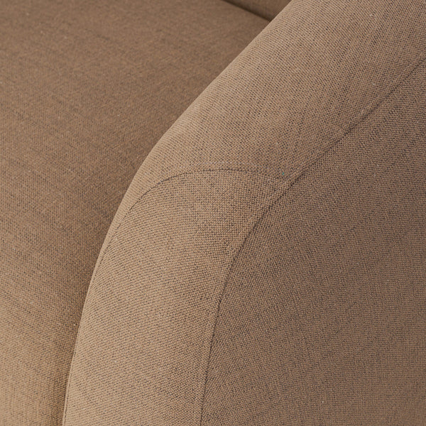 Channing Swivel Chair - Crypton Nomad Mushroom