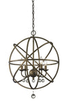 Acadia 5 Light Pendant in Golden Bronze Finish