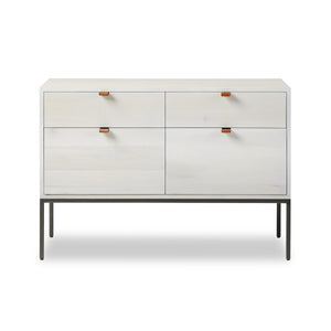 Trey Modular Wide Filing Cabinet in Dove'