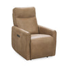 Vivica Leather Power Recliner in Toffee Finish