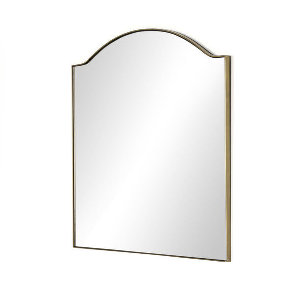 Jacques Mirror In Antique Brass