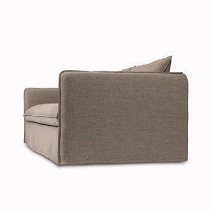 Andre Outdoor Sofa 96" in Alessi Fawn