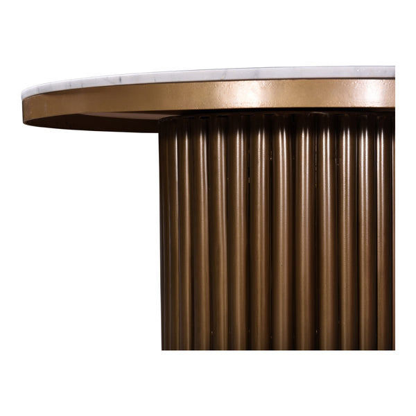 Moe's Tower Dining Table White Marble