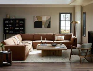Brinton Square Coffee Table in Rustic