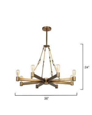 Manchester 8-Light Metal Chandelier