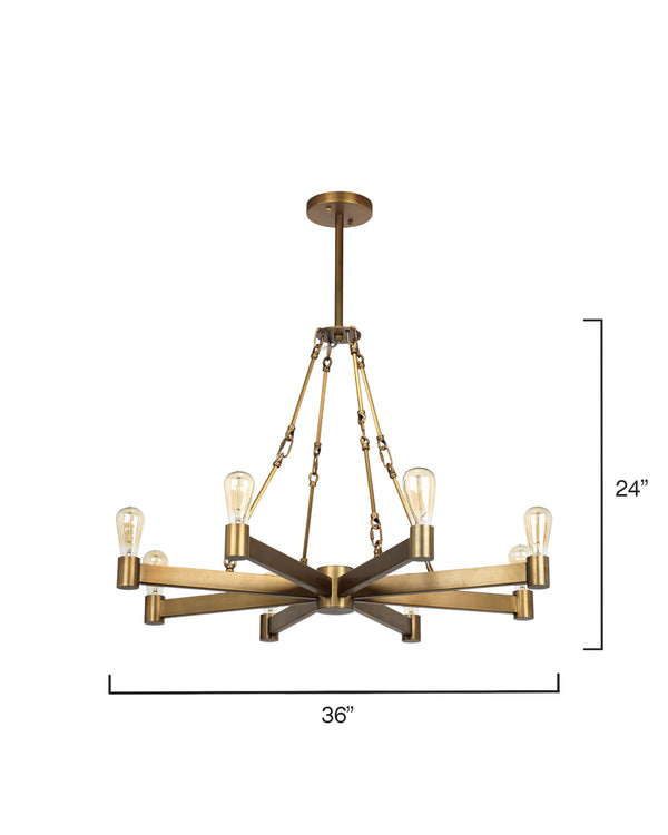 Manchester 8-Light Metal Chandelier
