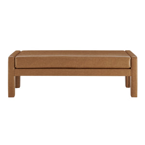 Lucca PU Bench, Vintage Cider