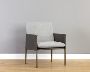Bellevue Lounge Chair - Belfast Heather Grey / Bravo Ash