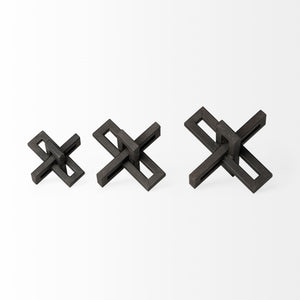 Aleph (Set of 3) Black Metal Small Medium & Large Jacks