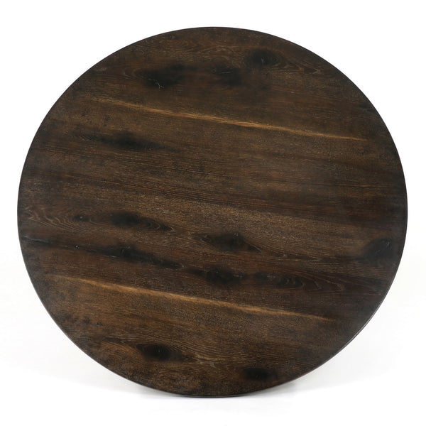Powell Dining Table 55" In English Brown Oak