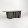 Simone Solid Wood Dining Table with Concrete Top