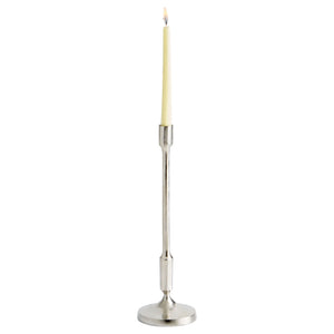 Med Cambria Candleholdr in Nickel