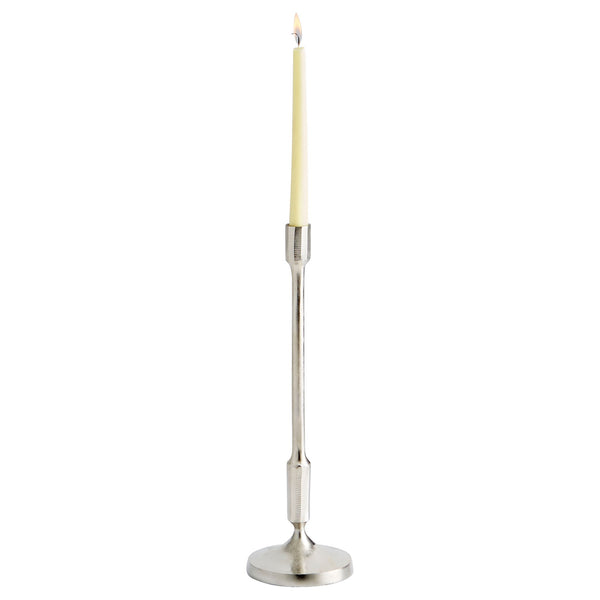 Med Cambria Candleholdr in Nickel
