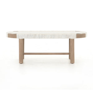 Sumner Outdoor Bench In Washed Brown
