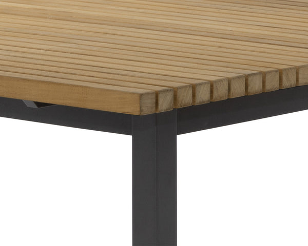 GENEVE EXTENSION DINING TABLE - NATURAL - 83" to 107"