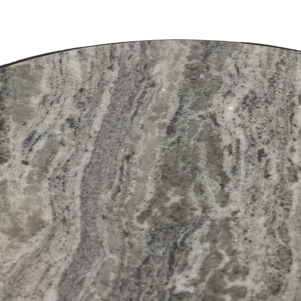 Corbett End Table In River Grey Marble