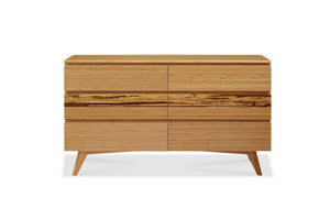 Caramelized Azara Six Drawer Dresser