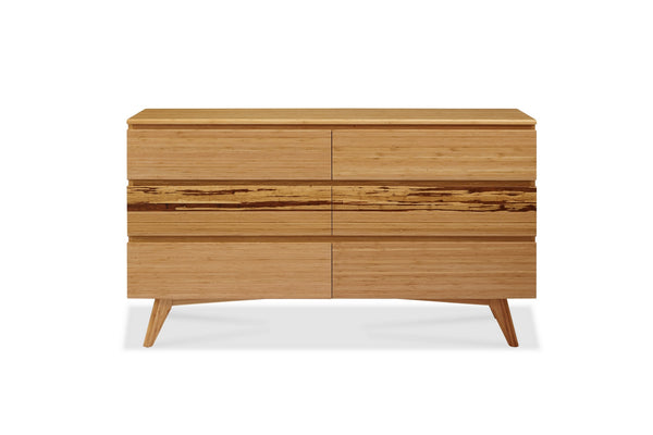 Caramelized Azara Six Drawer Dresser