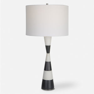 Bandeau Banded Stone Table Lamp