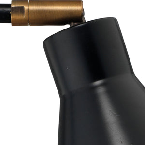 Chronicle Marble Task Lamp with Iron Shade