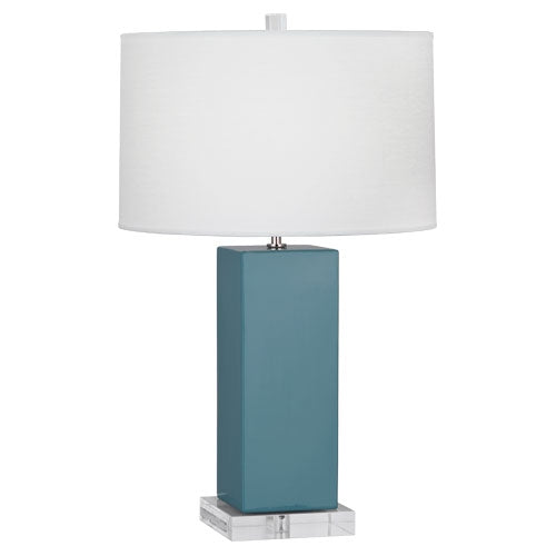 Steel Blue Harvey Table Lamp