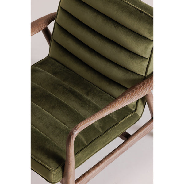 Anderson Armchair in Dark Ivy Velvet