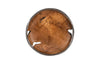 Teak Wood Bowl Wall Art, Metallurgy Edge, XL