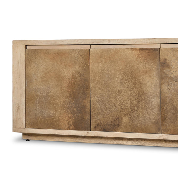 Redondo Media Console in Bleached Alder