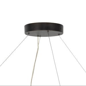 Baum Small Chandelier In Dark Walnut
