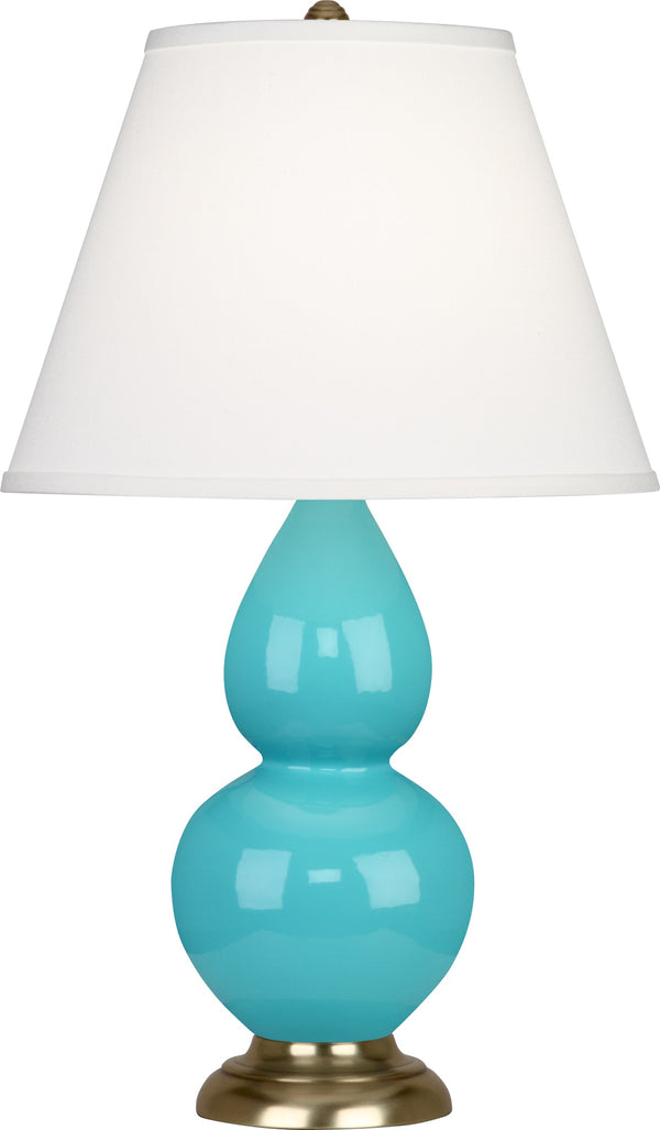 Egg Blue Small Double Gourd Accent Lamp