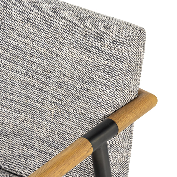 Rowen Dining Chair In Thames Raven