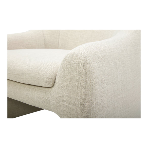 Kenzie Accent Chair in Textured Dune Fabric