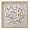 Maldives Framed Wall Art, White Abalone Shells