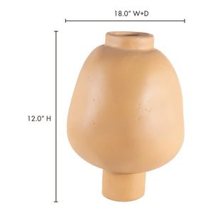 Oma Decorative Vessel in Beige from Moe's