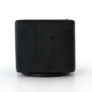 York Swivel Chair-Modern Velvet Smoke