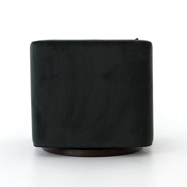 York Swivel Chair-Modern Velvet Smoke
