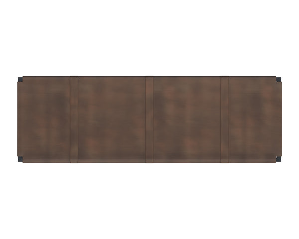 ELON BENCH - VINTAGE COGNAC LEATHER