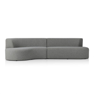 Opal Outdoor 2-Piece Sectional - Hayes Smoke