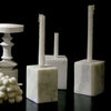 Marble Block Taper Candle Holder