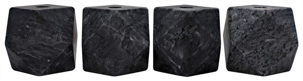 Polyhedron Decorative Candle Holder, Set of 4