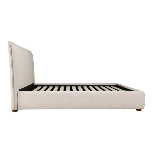 Luzon King Bed in Wheat Upholstery
