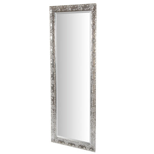 Lacquered 3.5" Pewter frame Mirror