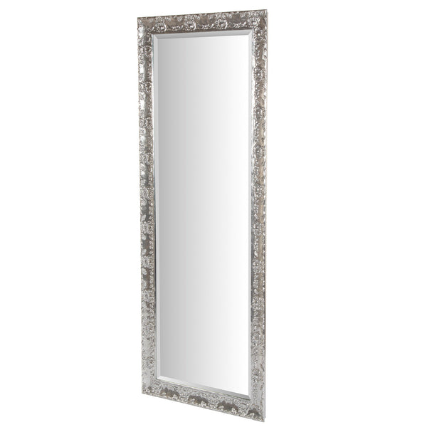 Lacquered 3.5" Pewter frame Mirror