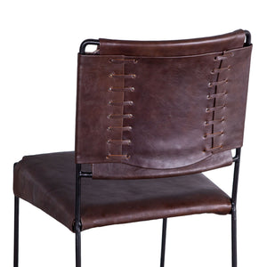 New York Counter Chair Chocolate Leather