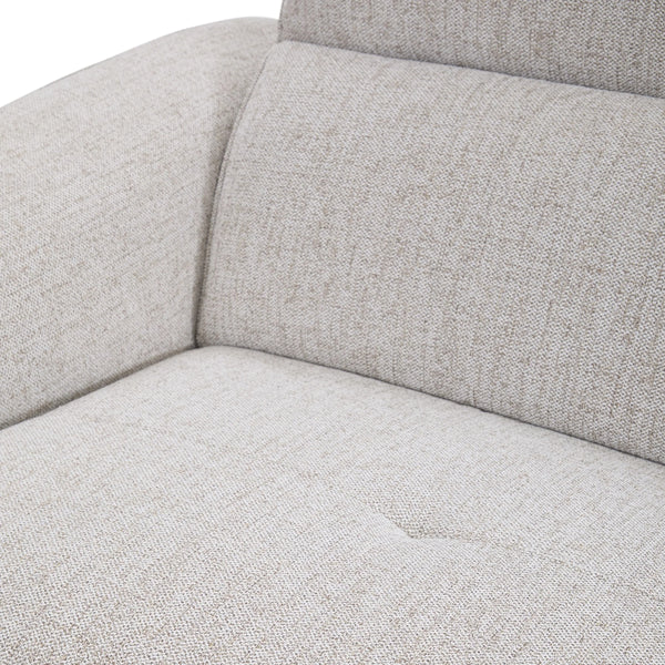 Ostend Upholstered Power Recliner Sofa with Headrest - Gray