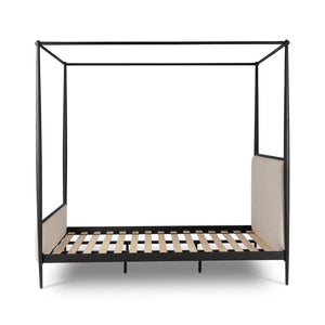 Xander Canopy Queen Bed - Savoy Parchment