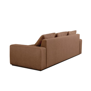 Moe's Thomas Sofa in Rust Polyester