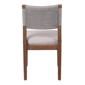 Pierre Rope Dining Chair In Gray 