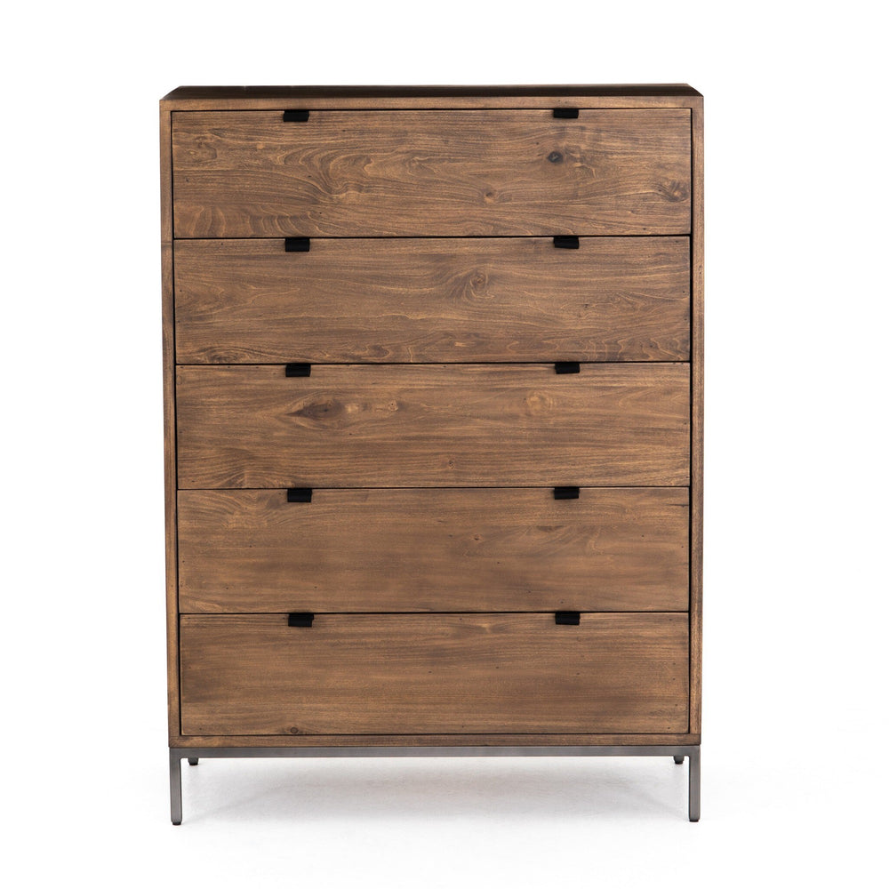 Trey 5 Drawer Dresser - Auburn Poplar